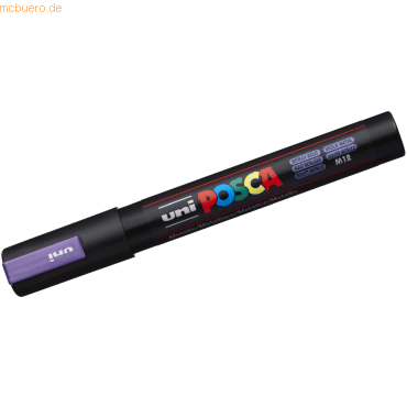 Uni-Ball Fasermaler Uni Posca PC-5M 1,8-2,5mm violett metallic von Uni-Ball