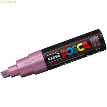Uni-Ball Fasermaler Uni Posca PC-8K 8mm rosa metallic von Uni-Ball