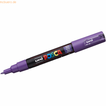 Uni-Ball Fasermaler Uni Posca PC-1MC 0,7 violett von Uni-Ball