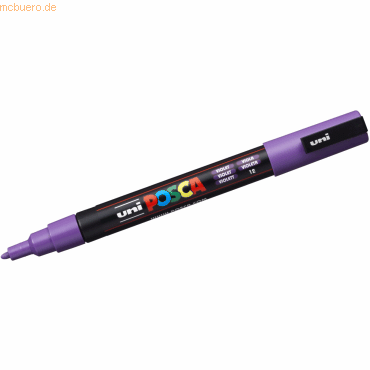 Uni-Ball Fasermaler Uni Posca PC-3M 0,9-1,3mm violett von Uni-Ball