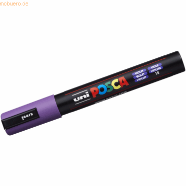Uni-Ball Fasermaler Uni Posca PC-5M 1,8-2,5mm violett von Uni-Ball
