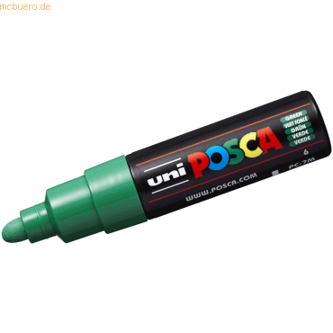 Uni-Ball Fasermaler Uni Posca PC-7M 4,8-5,5mm dunkelgrün von Uni-Ball