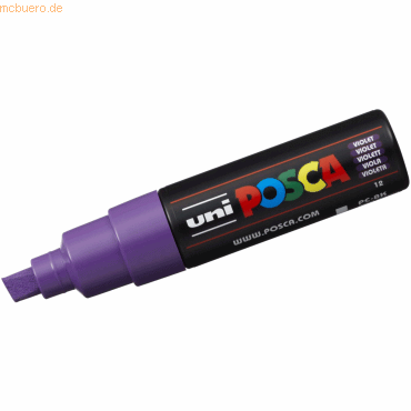 Uni-Ball Fasermaler Uni Posca PC-8K 8mm violett von Uni-Ball