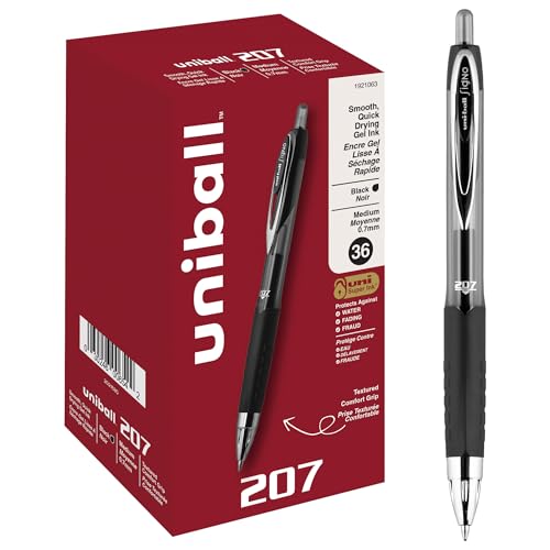 Uni-Ball Kugelschreiber 1 Mittlere Spitze 36-Count Schwarz von uni-ball