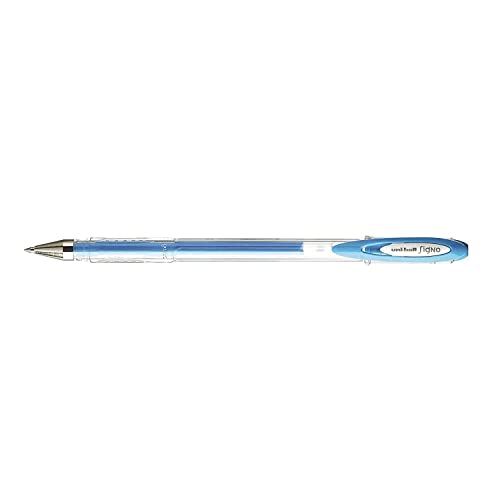 Uni-Set 6 Gelroller Signo um120ac pte Moy. 0,7 mm blau pastell von uni-ball