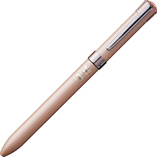 1 x Uni-Ball Jetstream F*Series 2 Color 0,5 mm Kugelschreiber Multi Pen 0,5 mm Bleistift – seidiger goldfarbener Körper von 三菱鉛筆