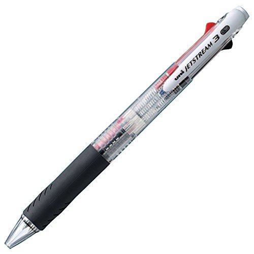 Uni Kugelschreiber Jetstream 3 Farbe Schwarz durchsichtig von 三菱鉛筆