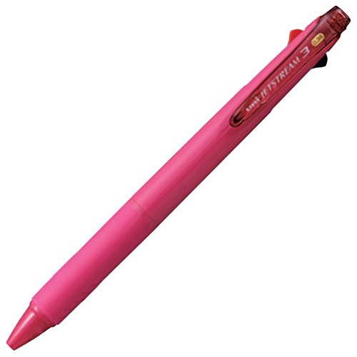 Uni Kugelschreiber Jetstream 3 Farbe Schwarz rose pink von 三菱鉛筆