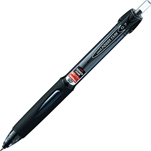 Uni Power Tank Kugelschreiber, 0,7 mm, schwarzer Körper, schwarze Tinte von UniPatch