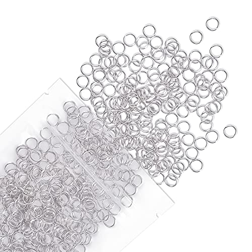 Uniclife 500 Stück 6 mm Doppelschlaufen Spaltringe Mini Metallringverbinder für Schmuck, Halsketten, Armbänder, Ohrringe und Bastelarbeiten Uniclife 500 Stück 6 mm Doppelschlaufen Spaltringe Mini Metallringverbinder für Schmuck, Halsketten, Armbänder, Ohrringe und Bastelarbeiten von Uniclife