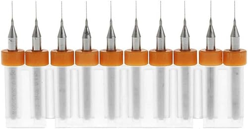Mikrobohrer, Wolframstahl, Hartmetall, Fräsbohrer, 2 mm, 3,175 mm Schaft, 10 Stück Mikrobohrer, Wolframstahl, Hartmetall, Fräsbohrer, 2 mm, 3,175 mm Schaft, 10 Stück von Unifizz