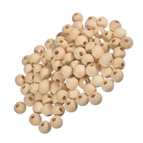 Unifizz 100 Stück 16 mm natürliche runde Holzperlen mit 4 mm Löchern, unlackierte glatte Holzperlen für Bastelarbeiten, Schmuckherstellung, Heimdekoration und Party-Dekoration Unifizz 100 Stück 16 mm natürliche runde Holzperlen mit 4 mm Löchern, unlackierte glatte Holzperlen für Bastelarbeiten, Schmuckherstellung, Heimdekoration und Party-Dekoration von Unifizz