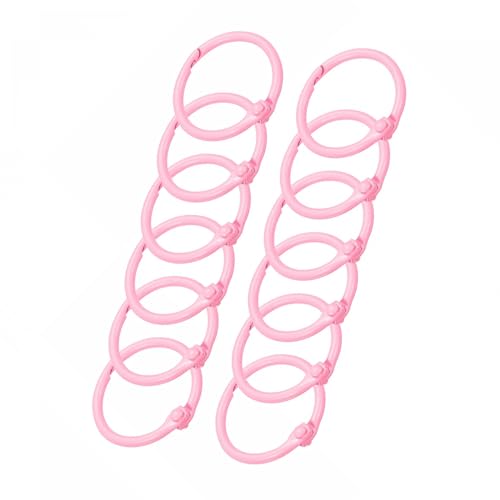 Unifizz 12 Stück 30 mm Metallfeder-Schlüsselanhänger, runder Karabiner-Schlüsselanhänger, Schnappverschluss, Triggerschnalle, DIY-Zubehör für Schlüsselanhänger, Tasche, Geldbörse, Handtasche, Rosa Unifizz 12 Stück 30 mm Metallfeder-Schlüsselanhänger, runder Karabiner-Schlüsselanhänger, Schnappverschluss, Triggerschnalle, DIY-Zubehör für Schlüsselanhänger, Tasche, Geldbörse, Handtasche, Rosa von Unifizz