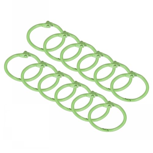 Unifizz 12 Stück 30 mm Metallfeder-Schlüsselanhänger, runder Karabiner-Schlüsselanhänger, Schnappverschluss, Triggerschnalle, DIY-Zubehör für Schlüsselanhänger, Tasche, Geldbörse, Handtasche, Grün Unifizz 12 Stück 30 mm Metallfeder-Schlüsselanhänger, runder Karabiner-Schlüsselanhänger, Schnappverschluss, Triggerschnalle, DIY-Zubehör für Schlüsselanhänger, Tasche, Geldbörse, Handtasche, Grün von Unifizz