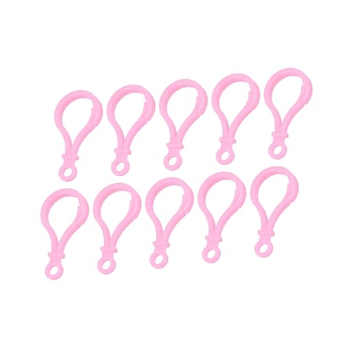 Unifizz Acryl-Karabinerverschlüsse, 48 mm, sortierte Kunststoff-Karabinerhaken für Bastelarbeiten, Schlüsselanhänger, Taschenanhänger, Squishmallow-Clips, Rucksackzubehör, Rosa, 24 Stück Unifizz Acryl-Karabinerverschlüsse, 48 mm, sortierte Kunststoff-Karabinerhaken für Bastelarbeiten, Schlüsselanhänger, Taschenanhänger, Squishmallow-Clips, Rucksackzubehör, Rosa, 24 Stück von Unifizz