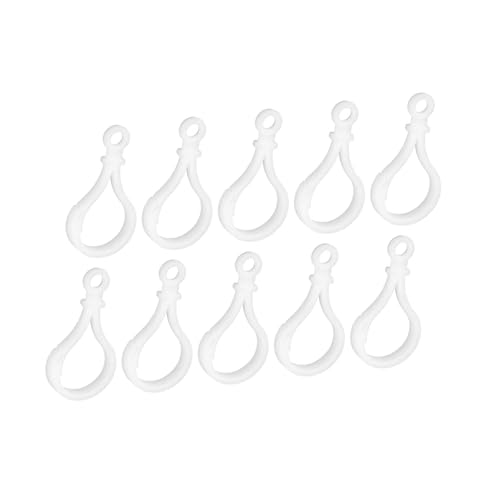Unifizz Acryl-Karabinerverschlüsse, 48 mm, sortierte Kunststoff-Karabinerhaken für Bastelarbeiten, Schlüsselanhänger, Taschenanhänger, Squishmallow-Clips, Rucksackzubehör, Weiß, 24 Stück Unifizz Acryl-Karabinerverschlüsse, 48 mm, sortierte Kunststoff-Karabinerhaken für Bastelarbeiten, Schlüsselanhänger, Taschenanhänger, Squishmallow-Clips, Rucksackzubehör, Weiß, 24 Stück von Unifizz