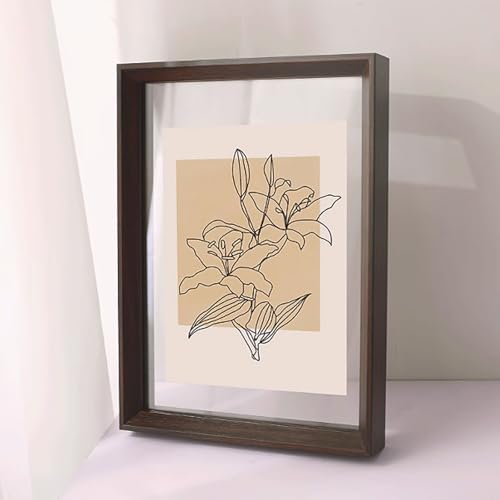 Unikicool Doppelseitiger Bilderrahmen aus Acryl Glas,Schwebender Rahmen Doppelseitiger,Transparenter Fotorahmen Aus Holz,Pflanze Probe-Rahmen,Glatte Kanten,FüR Fotos,PräParate,Scherenschnitte Unikicool Doppelseitiger Bilderrahmen aus Acryl Glas,Schwebender Rahmen Doppelseitiger,Transparenter Fotorahmen Aus Holz,Pflanze Probe-Rahmen,Glatte Kanten,FüR Fotos,PräParate,Scherenschnitte von Unikicool