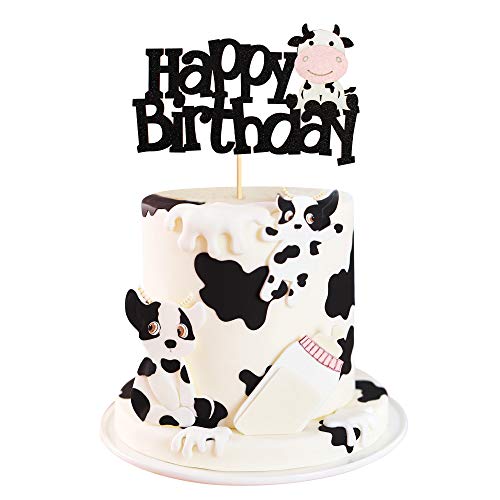 1 Packung Kuh Kuchen Topper Alles Gute zum Geburtstag Kuchen Dekorationen für Baby Shower Kuh Bauernhof Tier Zoo Themen Kinder Jungen Mädchen Geburtstag Party Supplies 1 Packung Kuh Kuchen Topper Alles Gute zum Geburtstag Kuchen Dekorationen für Baby Shower Kuh Bauernhof Tier Zoo Themen Kinder Jungen Mädchen Geburtstag Party Supplies von Unimall Global