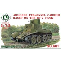 Armored personnel carrier based in the BT-7 tank von Unimodels