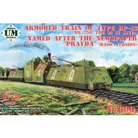 Armored train of type BP-42 (No.754, the 38 st SATD) PRAVDA von Unimodels