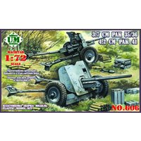 German Antitank guns 3.7cm PAK 35/36 and 4.2cm PAK 41 von Unimodels