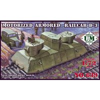 Motorized armored railcar D-3 von Unimodels