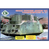 Panzertriebwagen No.17 German motorized armored car von Unimodels