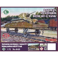 Railway platform with BT-5 tank Railway platform with BT-5 tank von Unimodels