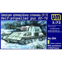 Self-propelled gun SU-76 von Unimodels