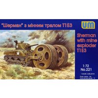 Sherman with mine exploder T1E3 von Unimodels