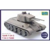 T-34-3 Tank von Unimodels