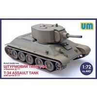 T-34 Assault tank with turret D-11 von Unimodels