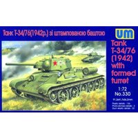 Tank T-34/76 (1942) with formed turret von Unimodels