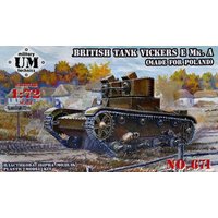 Vickers E Mk.A British tank (made for Poland) von Unimodels