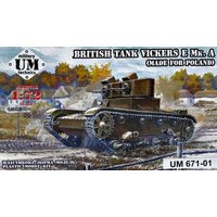 Vickers E Mk.A British tank (made for Poland) von Unimodels