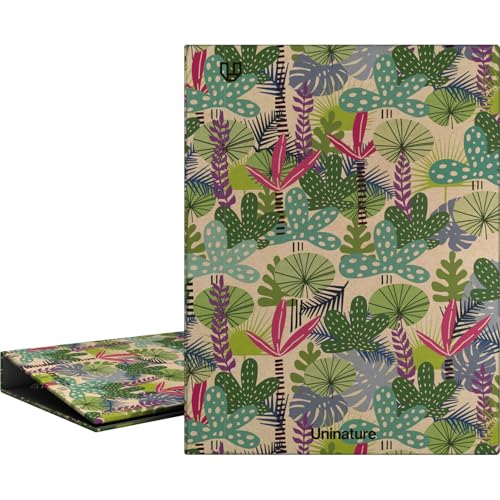 Unipapel - A5-Ringordner, umweltfreundlich, Karton und 100% recyceltes Papier, 4 Ringe, 20 mm rund, Uninature Design Amazonas, FSC Recycled 100%, perfekt für Notizen und Organisieren von Unipapel