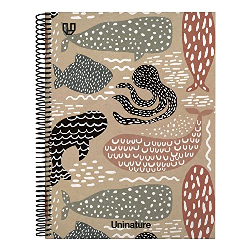 Unipapel | Notizbuch A4, Hartcover, 100% recyceltes Karton und Kraftpapier, 80 Blatt, 90 g, Uninature Design Wales, FSC-recycelt, 100% Unipapel | Notizbuch A4, Hartcover, 100% recyceltes Karton und Kraftpapier, 80 Blatt, 90 g, Uninature Design Wales, FSC-recycelt, 100% von Unipapel
