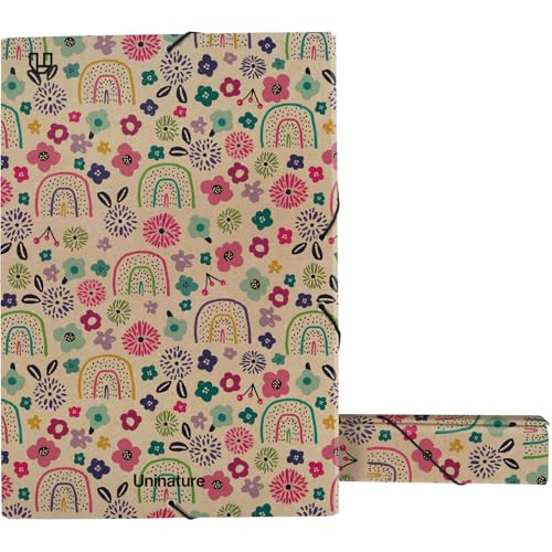 Unipapel - Projektordner Uninature Design Hawai, Folio-Format, 35 x 25 x 5 cm, 100 % recycelter Karton und Kraftpapier, FSC-zertifiziert, 100 % recyceltes Aesthetic-Papier, perfekt für das Heimbüro Unipapel - Projektordner Uninature Design Hawai, Folio-Format, 35 x 25 x 5 cm, 100 % recycelter Karton und Kraftpapier, FSC-zertifiziert, 100 % recyceltes Aesthetic-Papier, perfekt für das Heimbüro von Unipapel