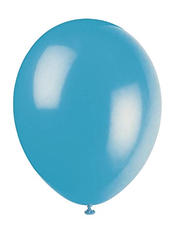 Unique Party Supplies 80009 Latex-Party-Luftballons - 30 cm - Türkis - 10er-Pack von Unique
