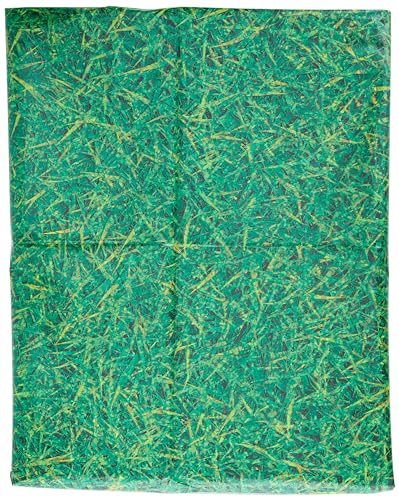 Kunststoff-Tischdecke - 2, 74 m x 1, 37 m - Grünes Gras-Design von Unique
