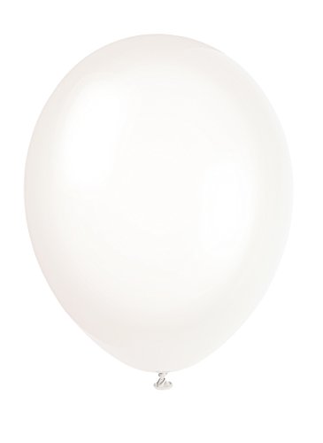 Latex-Party-Luftballons - 30 cm - Transparent - Packung mit 50 Stück von Unique