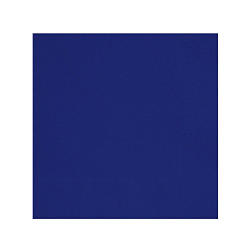 Papierservietten - 16,5 cm - Marineblau - Packung mit 20 Stück von Unique Party