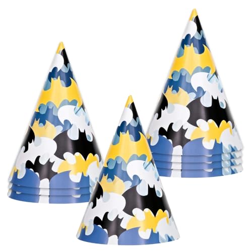 Partyhüte - Batman-Party- 8er-Pack von Unique