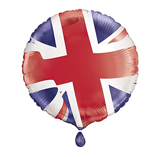Unique 28797 Folienballon, 45 cm, Union Jack Party, mehrfarbig Unique 28797 Folienballon, 45 cm, Union Jack Party, mehrfarbig von Unique