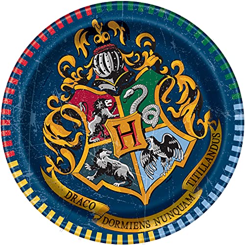 Unique Party 59104EU Umweltfreundliche Pappteller-18 cm- Harry Potter Party-Packung mit 8 Stück, Multicolour Unique Party 59104EU Umweltfreundliche Pappteller-18 cm- Harry Potter Party-Packung mit 8 Stück, Multicolour von Unique