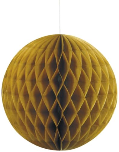Wabenball aus Seidenpapier - 20 cm - Gold von Unique