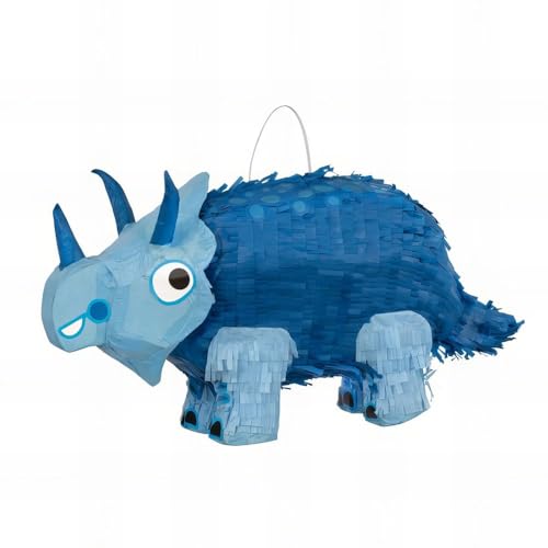 Unique 68145 Dinosaur Triceratops Dinosaurier Pinata, Blue von Unique