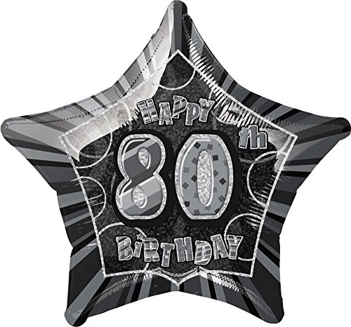 Unique Party 50,8 cm Glitz Folie Happy Birthday Helium Ballon von Unique Party