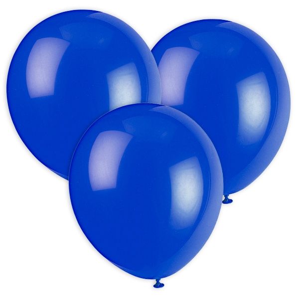 Dunkelblaue Luftballons, 30cm, 10 Stück von Unique Party
