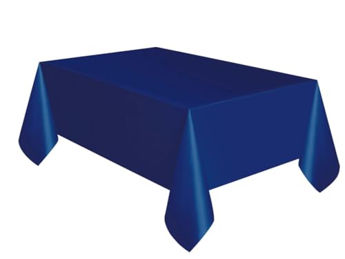 Kunststoff-Tischdecke - 2,74 m x 1,37 m - Marineblau, Navy Blue Kunststoff-Tischdecke - 2,74 m x 1,37 m - Marineblau, Navy Blue von Unique